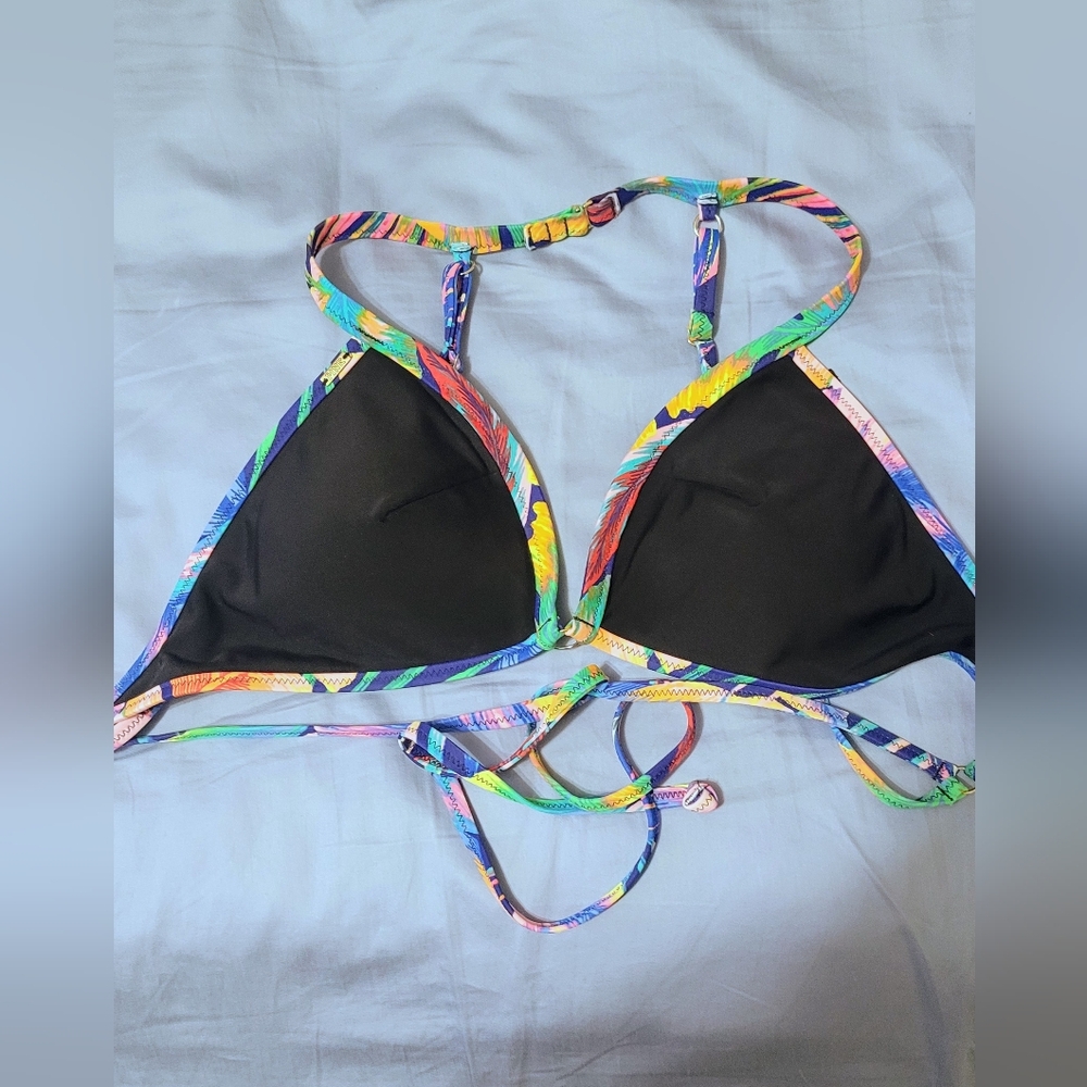 Victoria's Secret PINK Colorful Bikini Top (68)